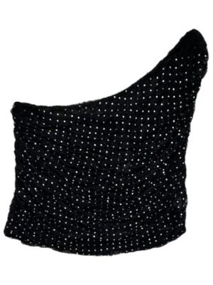 ZARA Top Damski Czarny L
