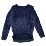 PAPAYA Sweter Damski Niebieski S - zdjęcie 2
