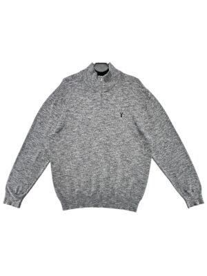 NEXT Sweter Męski Szary Melanż L