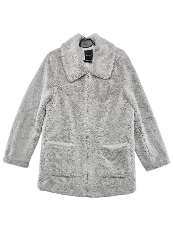 NEW LOOK Kurtka Damska Szara M Poliester