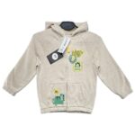 GEORGE Bluza Dziecięca Beżowa Napisy 116 - zdjęcie 1