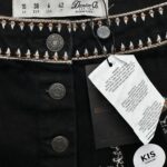 PRIMARK Spódnica Damska Czarna Haftowana M - zdjęcie 3