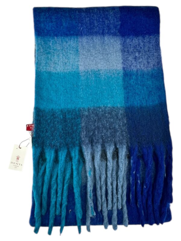 DANTS Szal Damski Niebieski ONE SIZE