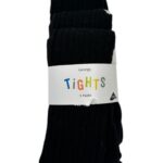 GEORGE Rajstopy Dziecięce Czarne 122 3-Pack - zdjęcie 1