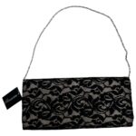 ACCESSORIZE Torebka Damska Czarna Koronkowa ONE SIZE - zdjęcie 2