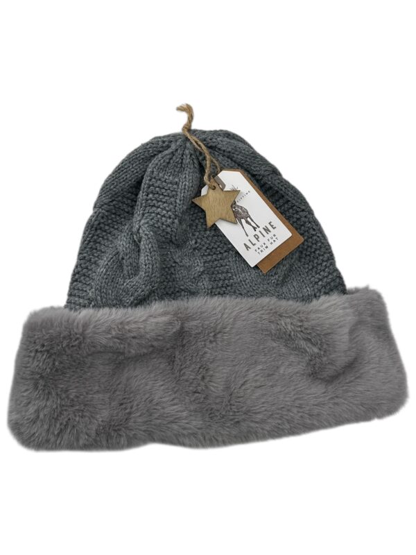 ALPINE Czapka Damska Szara ONE SIZE