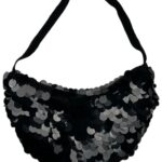 INNA Torebka Damska Czarna Cekiny ONE SIZE - zdjęcie 1