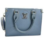 INSPIROWANA LOUIS VUITTON Torebka Damska Niebieska ONE SIZE - zdjęcie 1