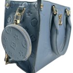 INSPIROWANA LOUIS VUITTON Torebka Damska Niebieska ONE SIZE - zdjęcie 2