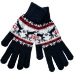 Rękawiczki Męskie Czarny Norweski ONE SIZE - zdjęcie 2