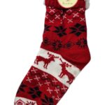 PRIMARK Skarpety Damskie Czerwone Świąteczne ONE SIZE - zdjęcie 1