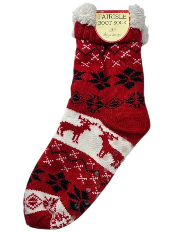 PRIMARK Skarpety Damskie Czerwone Świąteczne ONE SIZE