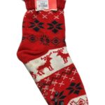 PRIMARK Skarpety Damskie Czerwone Świąteczne ONE SIZE - zdjęcie 2