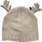 PRIMARK Czapka Damska Beżowa Renifer ONE SIZE - zdjęcie 2