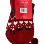 INNA Skarpety Damskie Czerwone Norweski 36-40 - zdjęcie 2