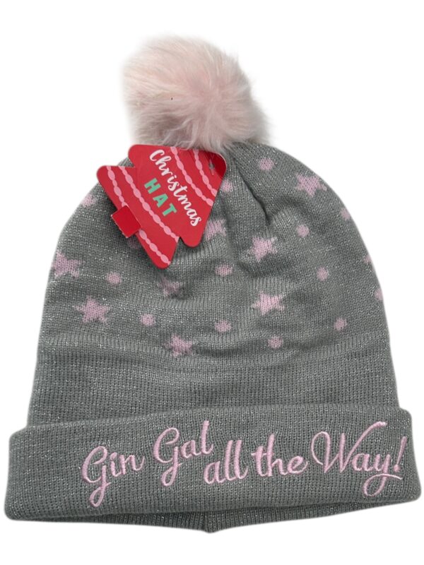 CHRISTMAS HAT Czapka Dziecięca Szara One Size