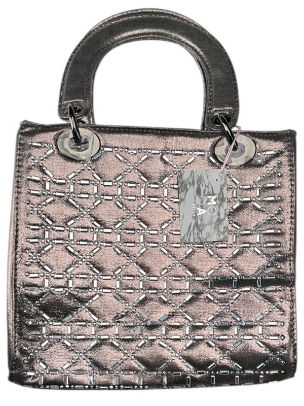 MODA IN PELLE Torebka Damska Srebrna ONE SIZE