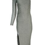 STRADIVARIUS Sukienka Damska Szara S - zdjęcie 1