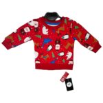 DUNNES STORES Bluzka Dziecięca Czerwona Świąteczna 74 - zdjęcie 1