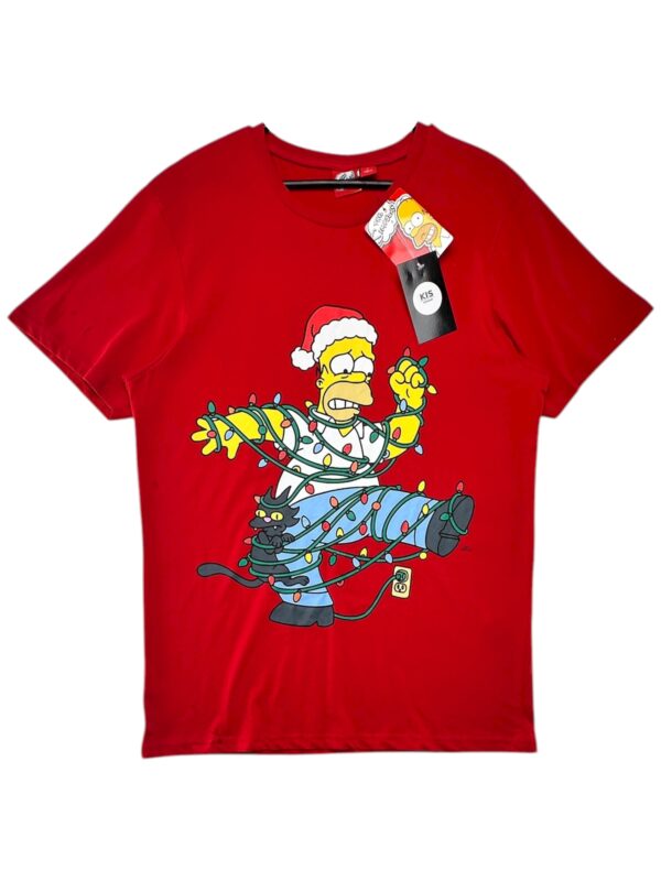 PRIMARK THE SIMPSONS Koszulka Męska Czerwona L