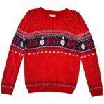 PAPAYA Sweter Damski Czerwony Świąteczny S - zdjęcie 1