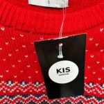 PAPAYA Sweter Damski Czerwony Świąteczny S - zdjęcie 3