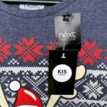 NEXT Koszulka Męska Niebieska Świąteczna S - zdjęcie 3