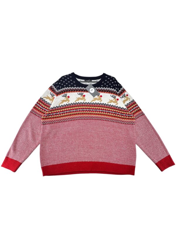 DUNNES STORES Sweter Męski Czerwony XXL Świąteczny