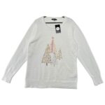 PEACOCKS Sweter Damski Biały L - zdjęcie 1