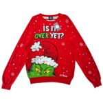 F&F Sweter Męski Czerwony Grinch L - zdjęcie 1
