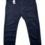 M&S STRAIGHT Sopodnie Męskie Granatowe XL - zdjęcie 1