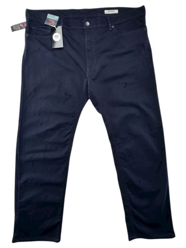 M&S STRAIGHT Sopodnie Męskie Granatowe XL