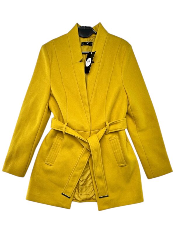 F&F Płaszcz Damski Żółty L