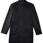 BOOHOOMAN Płaszcz Męski Czarny M - zdjęcie 1