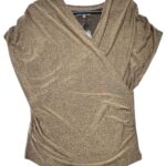 FIRST AVENUE Bluzka Damska Złota M - zdjęcie 1