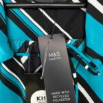 M&S Bluzka Damska Niebieska Paski 3XL - zdjęcie 3