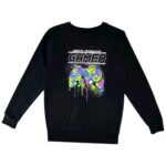 DUNNES STORES Bluza Dziecięca Czarna Nadruk 134 - zdjęcie 1