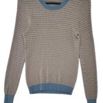 ZARA KNIT Sweter Damski Niebieski S - zdjęcie 1
