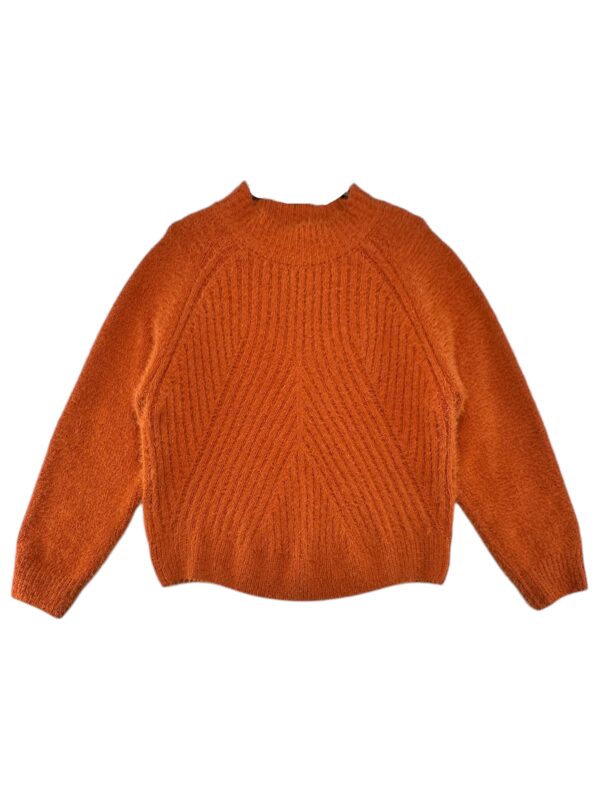 GALLERY Sweter Damski Pomarańczowy L