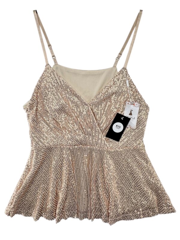 ODIZLI Top Damski Beżowy XL