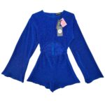 PRETTYLITTLETHING Kombinezon Damski Niebieski XXS - zdjęcie 1