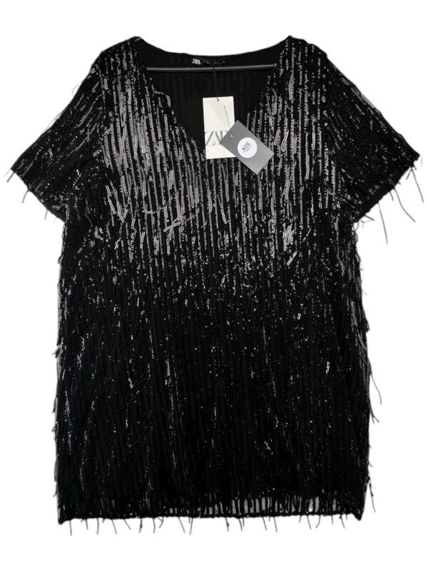 ZARA Sukienka Damska Czarna XL