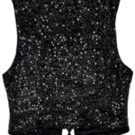 SHEIN MOD Top Damski Czarny L - zdjęcie 2