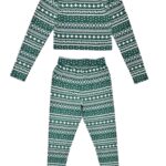 ASOS Komplet Piżama Damska Zielona Norweski L - zdjęcie 2