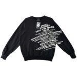 DIESEL Bluza Damska Czarna Napisy S - zdjęcie 1