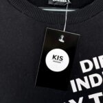 DIESEL Bluza Damska Czarna Napisy S - zdjęcie 3