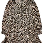 SAVIDA Sukienka Damska Beżowa Zwierzęcy XXL - zdjęcie 2