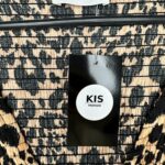 SAVIDA Sukienka Damska Beżowa Zwierzęcy XXL - zdjęcie 3