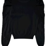 RESERVED Sweter Damski Czarny S - zdjęcie 1