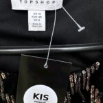 TOPSHOP Sukienka Damska Czarna M - zdjęcie 3